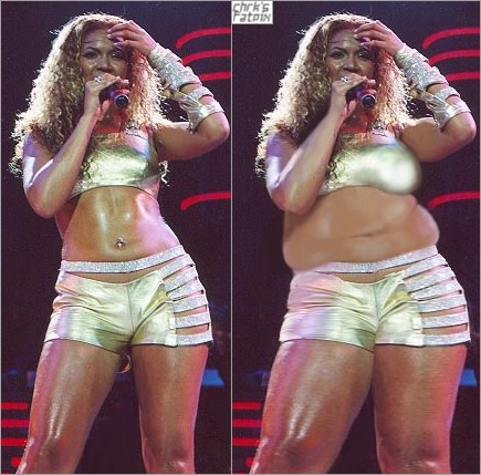 Beyonce fat